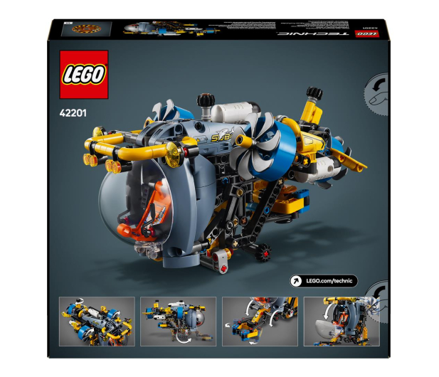 LEGO Technic 42201 Badawcza łódź podwodna - 1284090 - zdjęcie 6